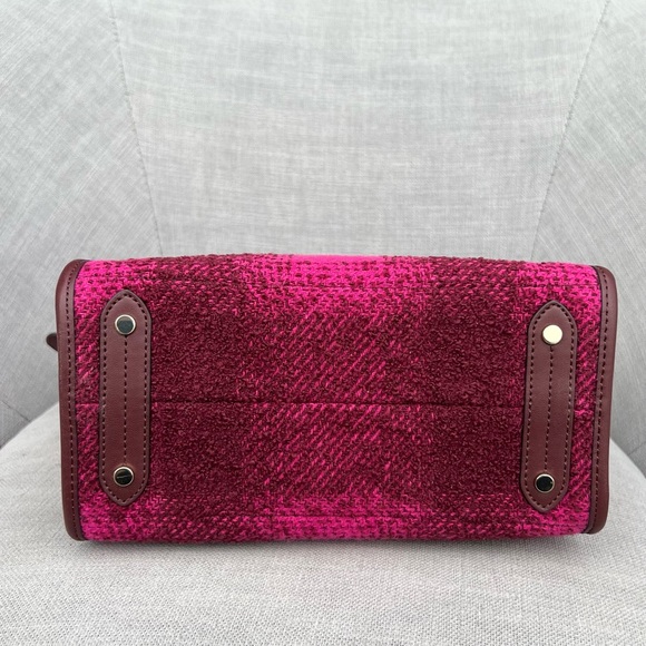 NWOT Kate Spade Tweed Plaid Hand Or Shoulder Bag - Picture 5 of 8